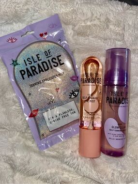 Isle of Paradise self tanning products. 3 pc